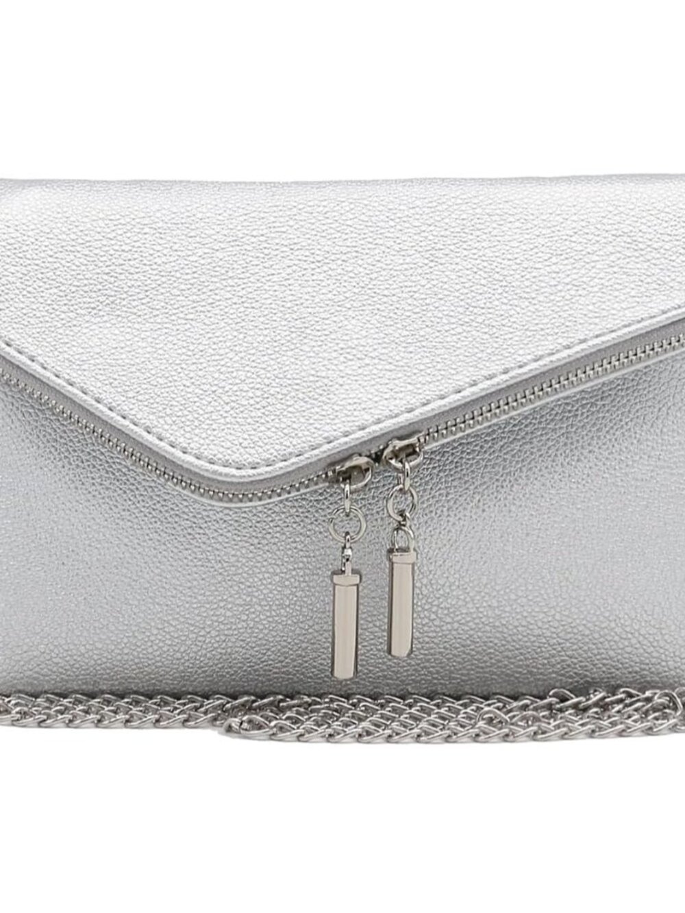 Envelope Wristlet Clutch Crossbody Bag with Chain Strap